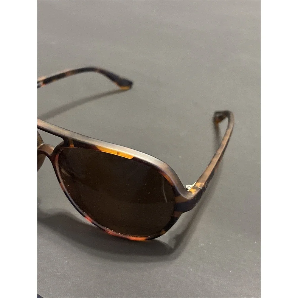Electric Elsinore Polarized Sunglasses Retro Aviator Tortoise Bronze Tint Italy